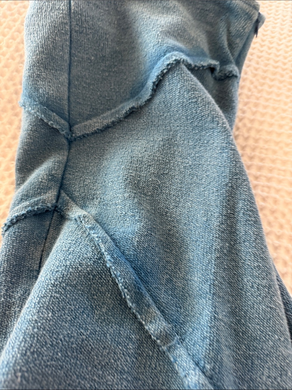 EARTHBOUND Blue Panel A-Line Skirt - Picture 12 of 13